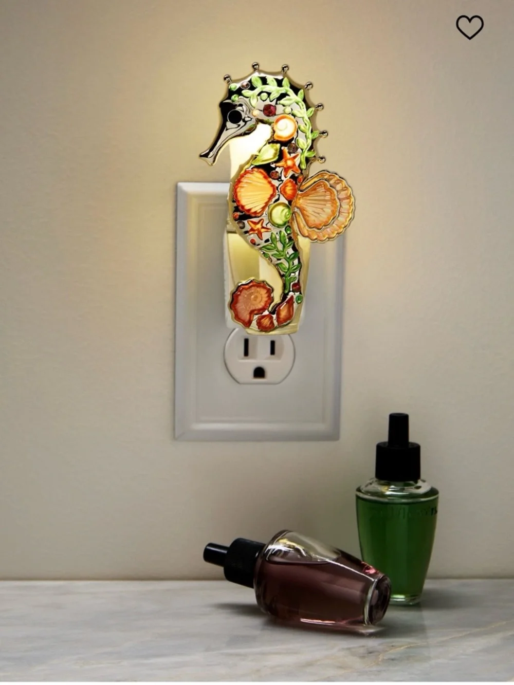 Bath & Body Works Seahorse Scent Control Nightlight Wallflowers Fragrance Plug